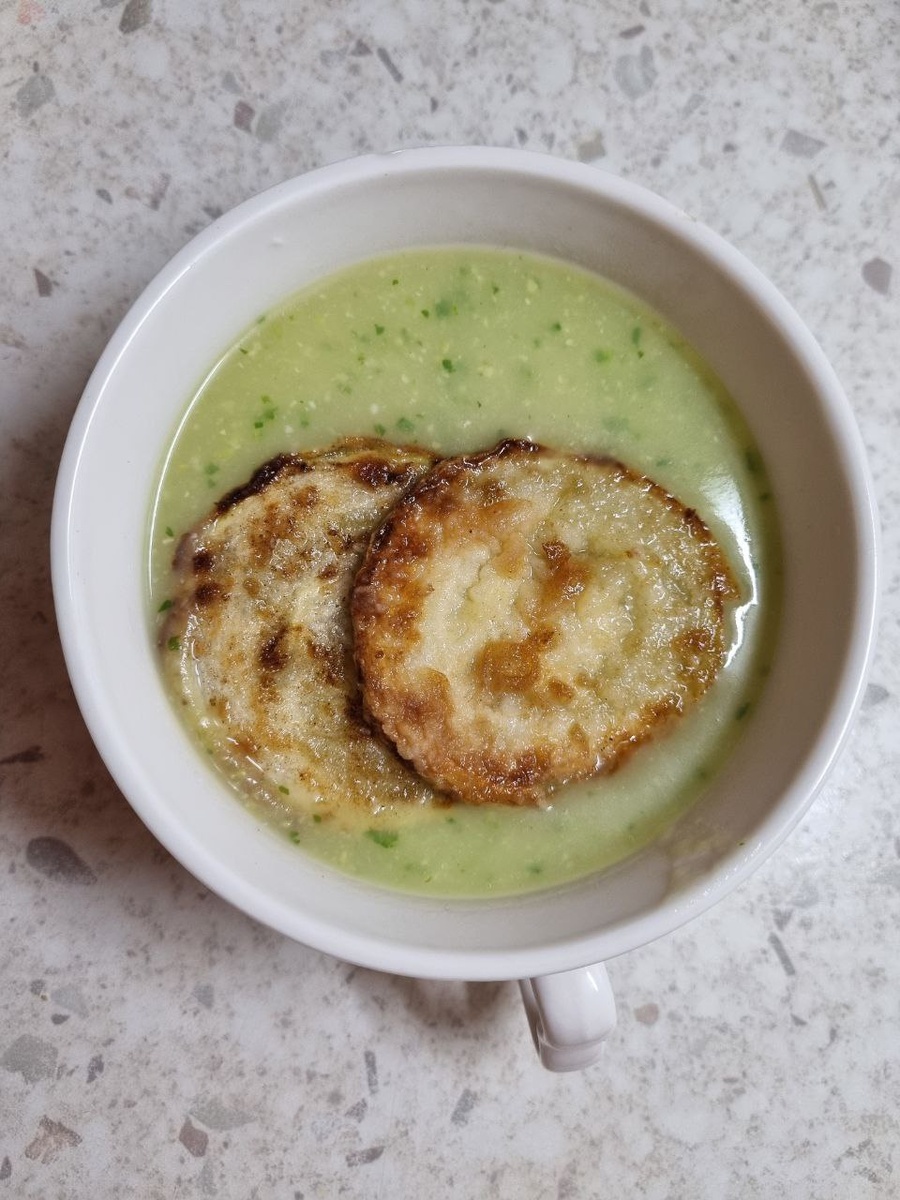 Крем-суп из кабачков с картофелем