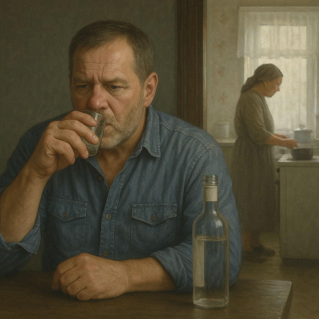 Последний запой выдался особенно мерзким. Три дня из дома не выходил, телефон отключил, на звонки не отвечал. В зеркало глянул – чужой, опухший, с красными глазами. 