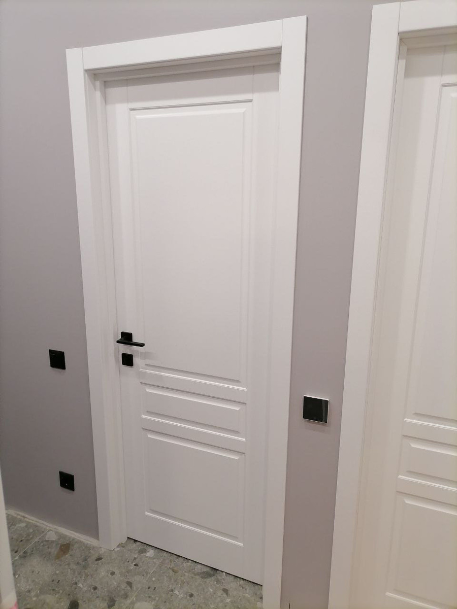 Межкомнатная дверь Stockholm в белой эмале