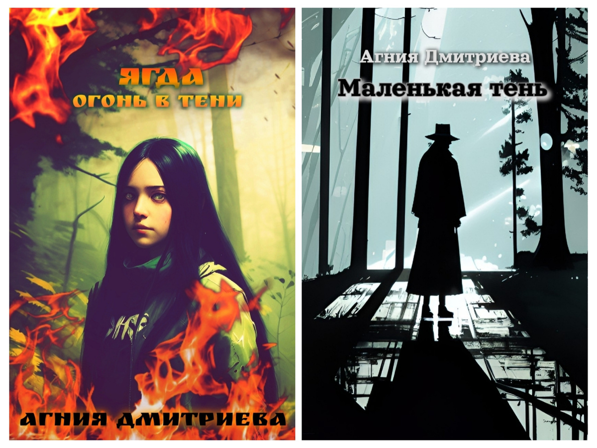Мистический роман «Ягда. Огонь в тени» и городское фэнтези «Маленькая тень» (из открытых источников в интернете) 