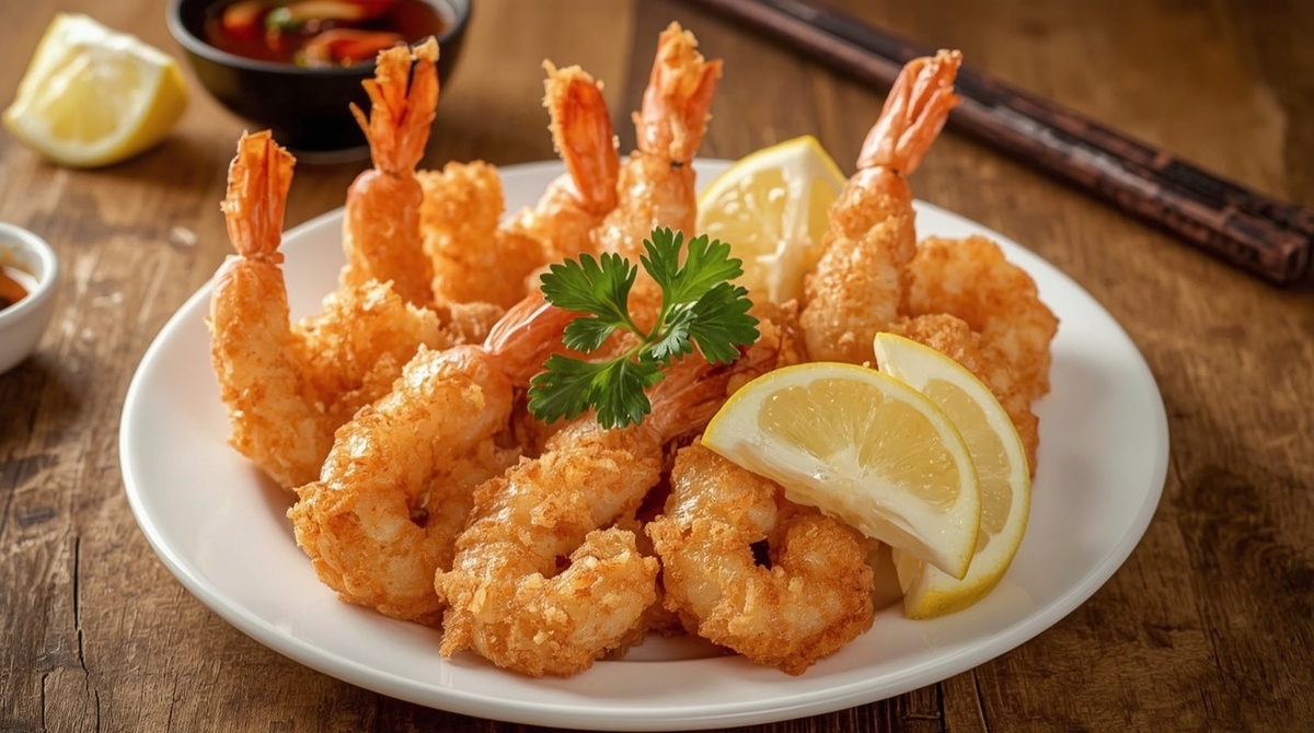Креветки в кляре