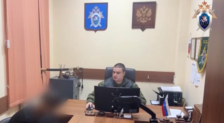    Допрос подозреваемых. Скриншот видео: t.me/kubansledcom