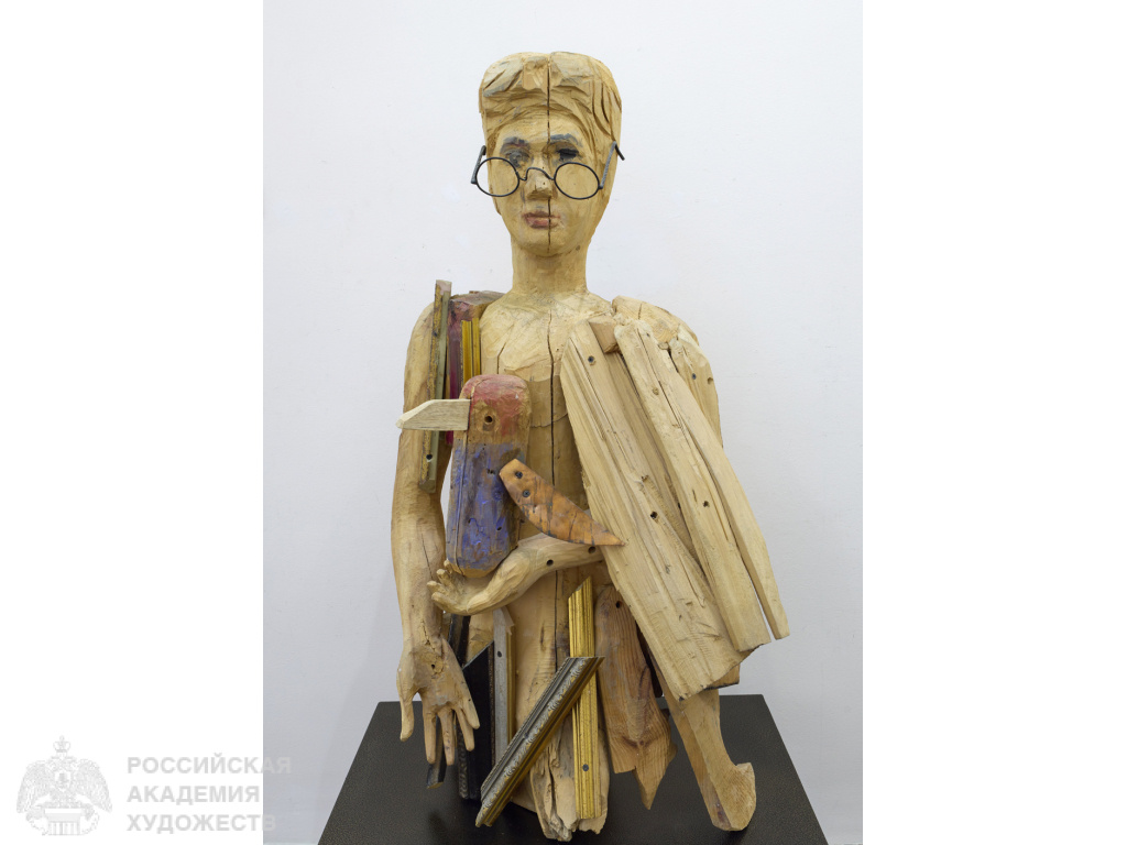 Фрагмент выставки произведений Д.Ю. Митлянского (1924-2006) в залах Российской академии художеств (Москва, Пречистенка, 21). Фото: Виктор Берёзкин, пресс-служба РАХ. 2025.