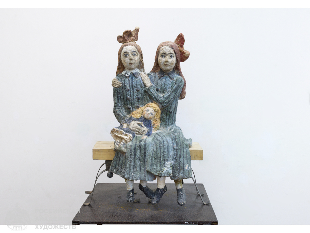 Фрагмент выставки произведений Д.Ю. Митлянского (1924-2006) в залах Российской академии художеств (Москва, Пречистенка, 21). Фото: Виктор Берёзкин, пресс-служба РАХ. 2025.