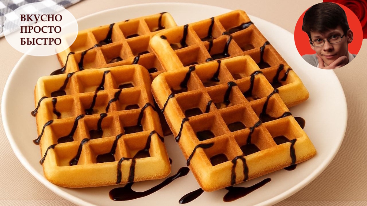 Венские вафли «Воздушный шелк» - Вкусно Просто Быстро