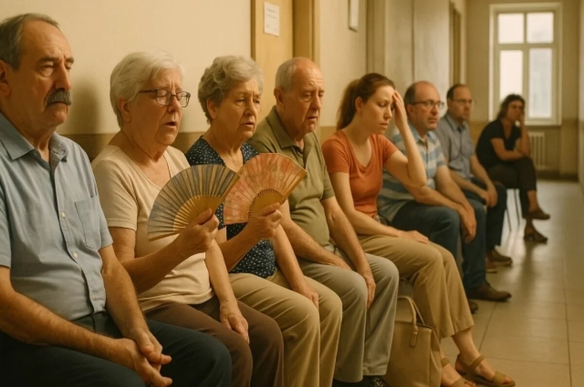    Мариинская больница приняла около 50 человек с тепловыми ударами