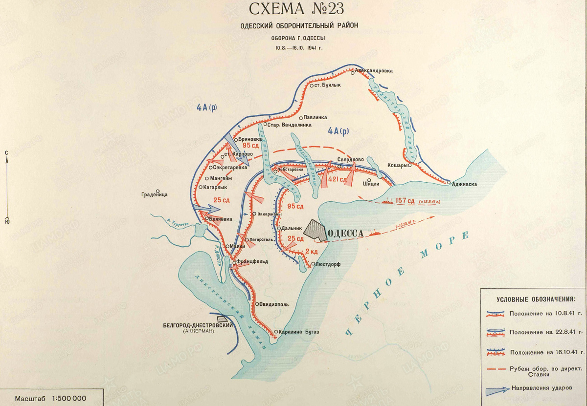 Оборона Одессы // Фото Министерство обороны РФ
