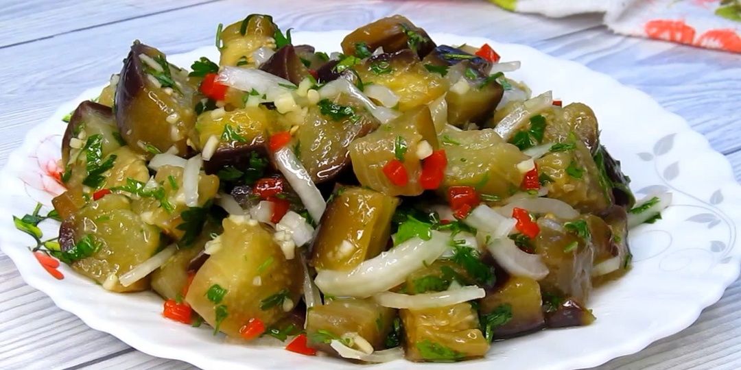 Баклажаны. Какие же они вкусные, 15 минут и закуска на столе. Ещё один новый удобный рецепт.
