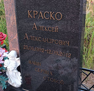 Буквы на памятник