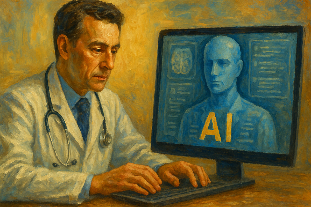 Как генеративный ИИ меняет профессию в здравоохранении (создано ИИ)
