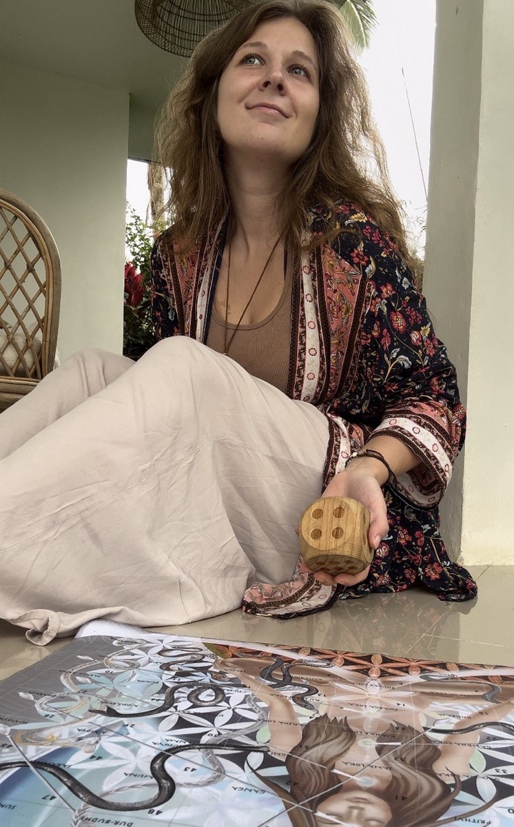 Лила с проводником