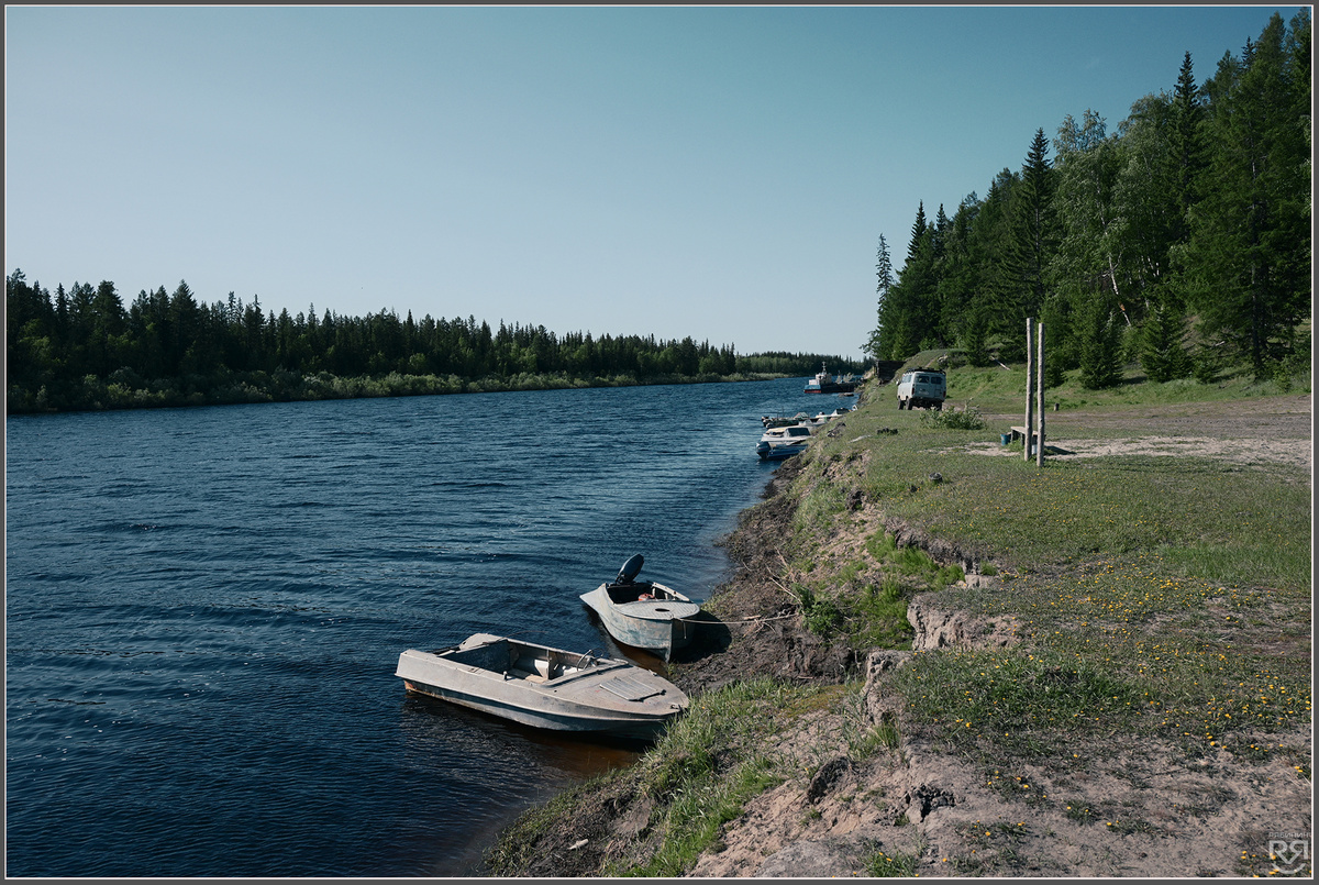 Село Бестях. Река Лена. Якутия. Фото: Михаил Рябинин