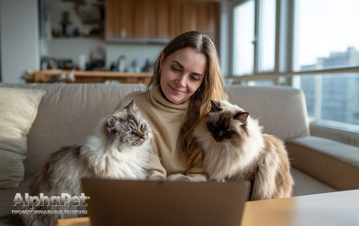 🔥 Тепло техники как магнит для кошек / Изображение: AlphaPet