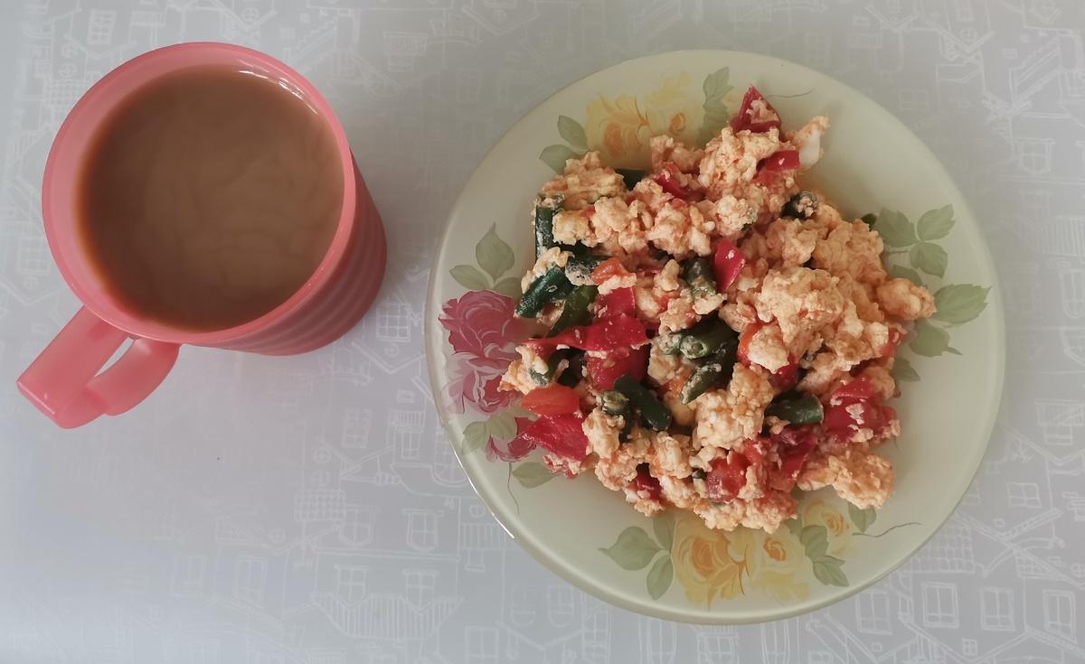 Завтрак. Фото автора.