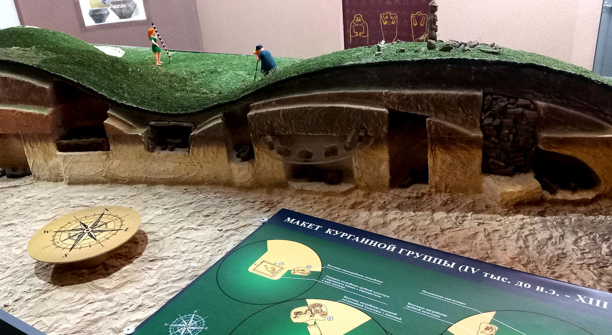 Донецкий краеведческий музей. Зал первых людей. 