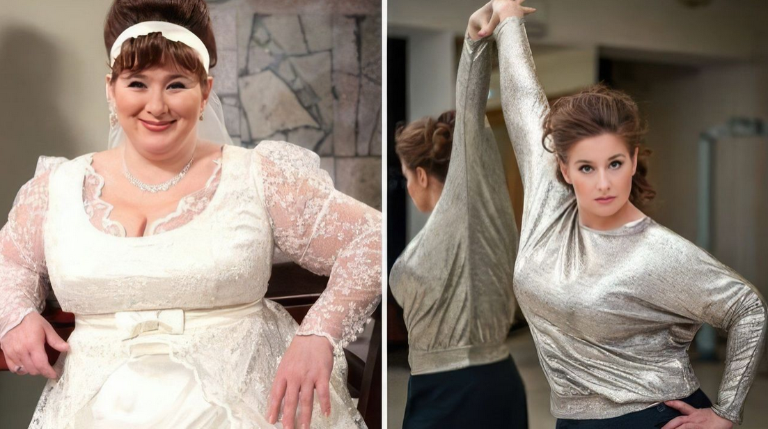 Юлия Куварзина до и после похудения