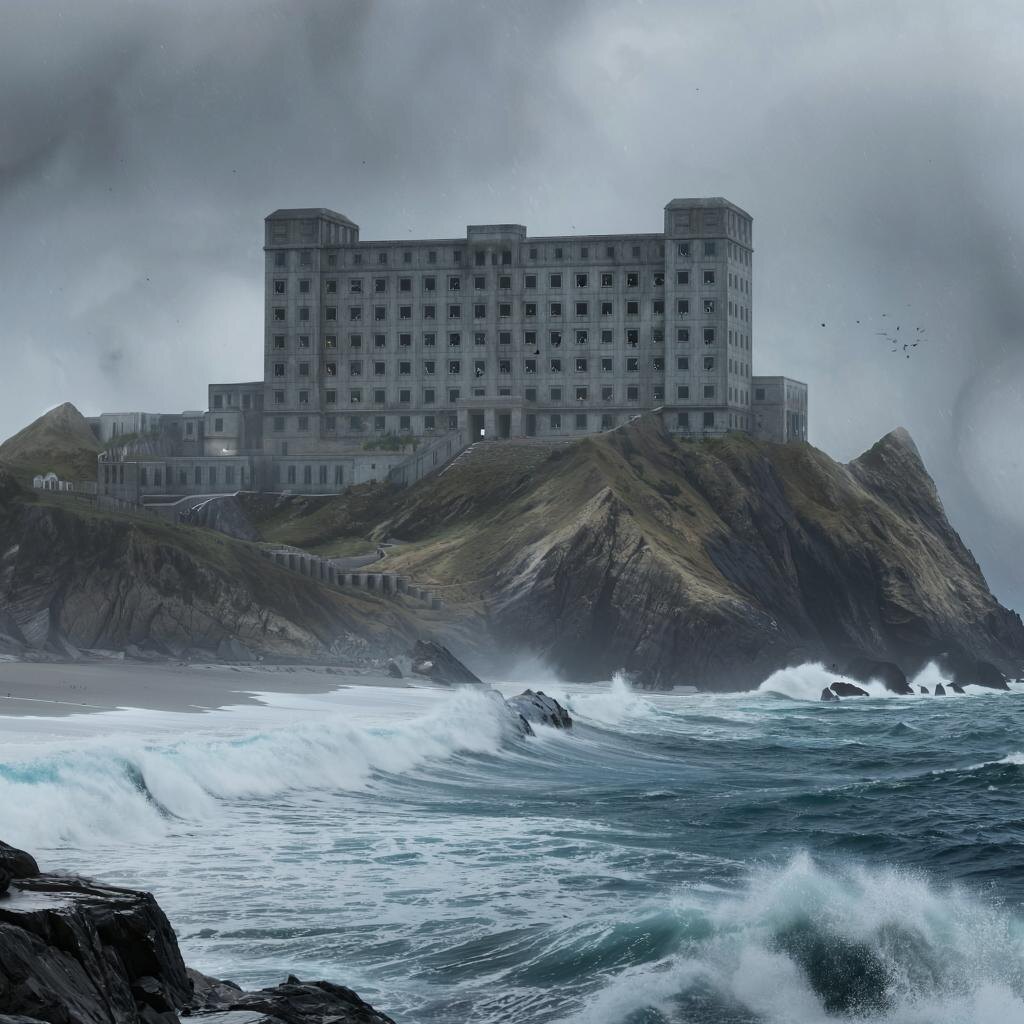 Примерно в таком здании происходит действие второй книги