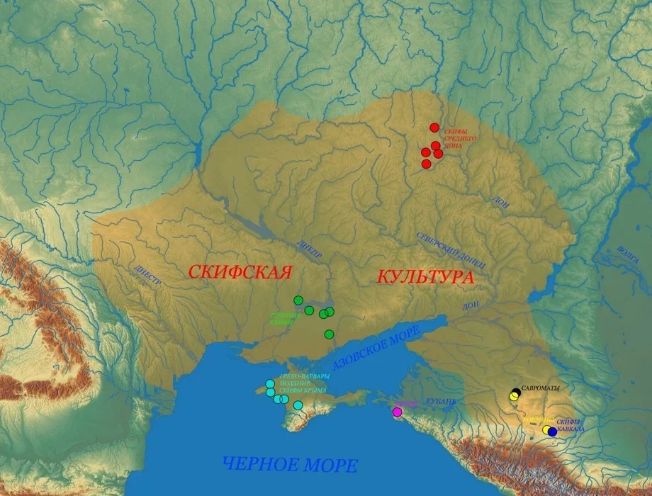Памятники, с которых отобраны генетические образцы