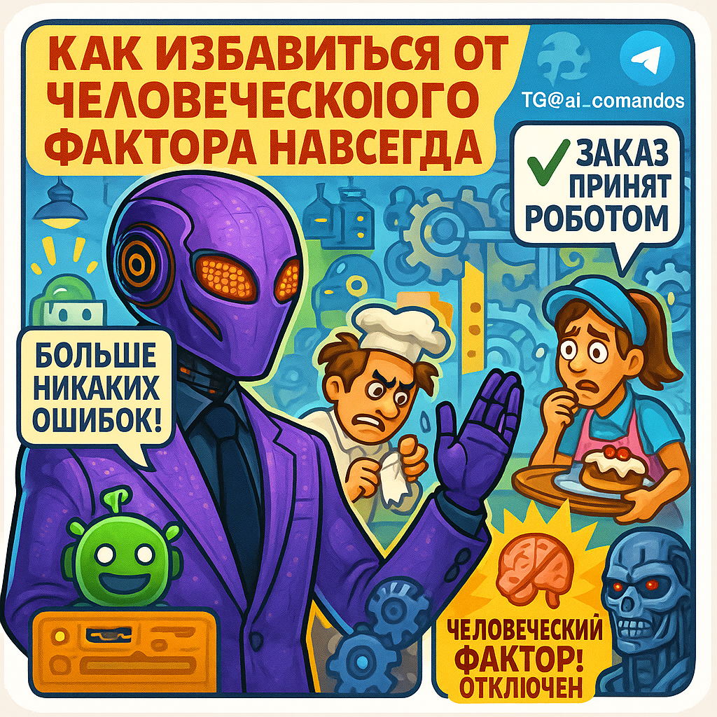    Навсегда избавься от "человеческого фактора" в заказах за 3 шага: автоматизация, умножающая прибыль на 300% Дмитрий Попов | Comandos.ai
