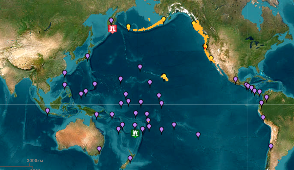 Источник: Центр предупреждения цунами (США). / www.tsunami.gov