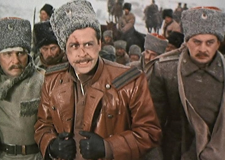 Расправа над Чернецовым. Кадр из х/ф "Тихий Дон", 1957г. Изображение из открытых источников