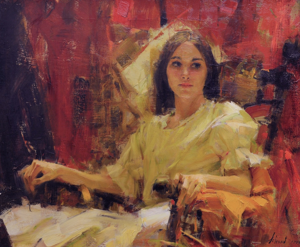 КАРТИНА ХУДОЖНИКА- РЕАЛИСТА РИЧАРДА ШМИДА / Richard Schmid /1934 - 2021 ГОД