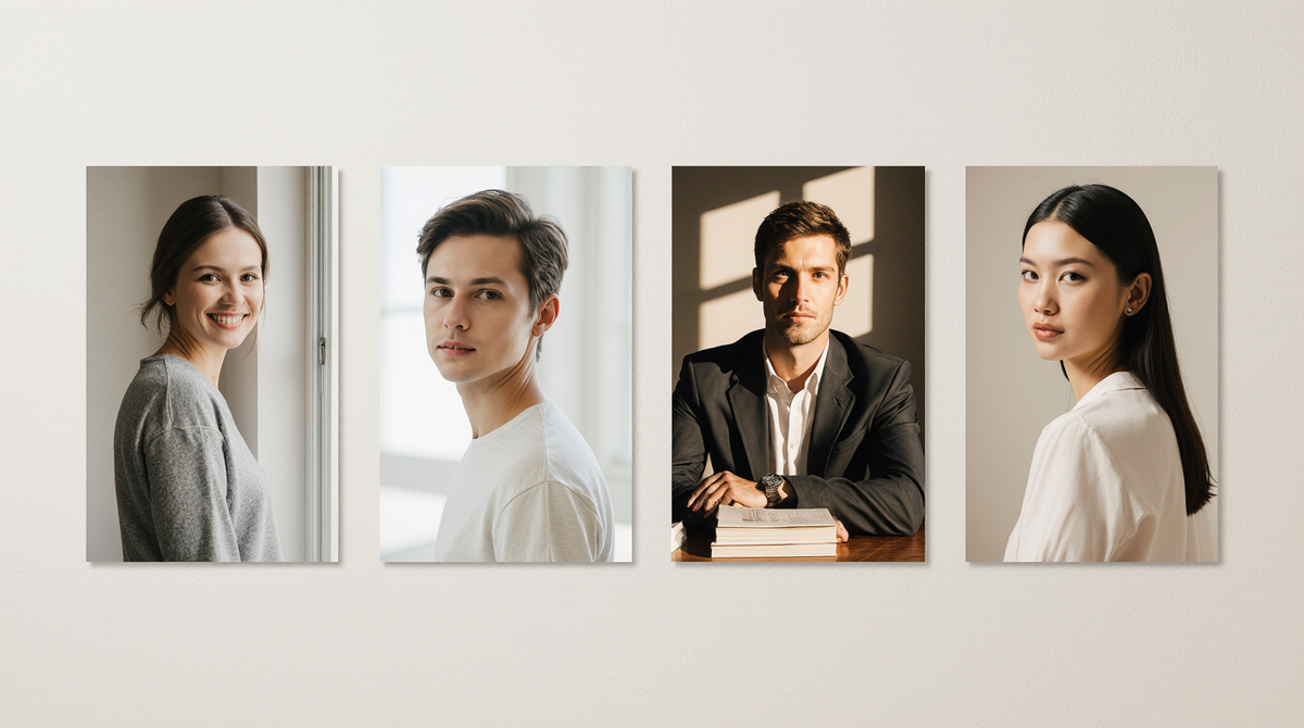 создать деловое фото