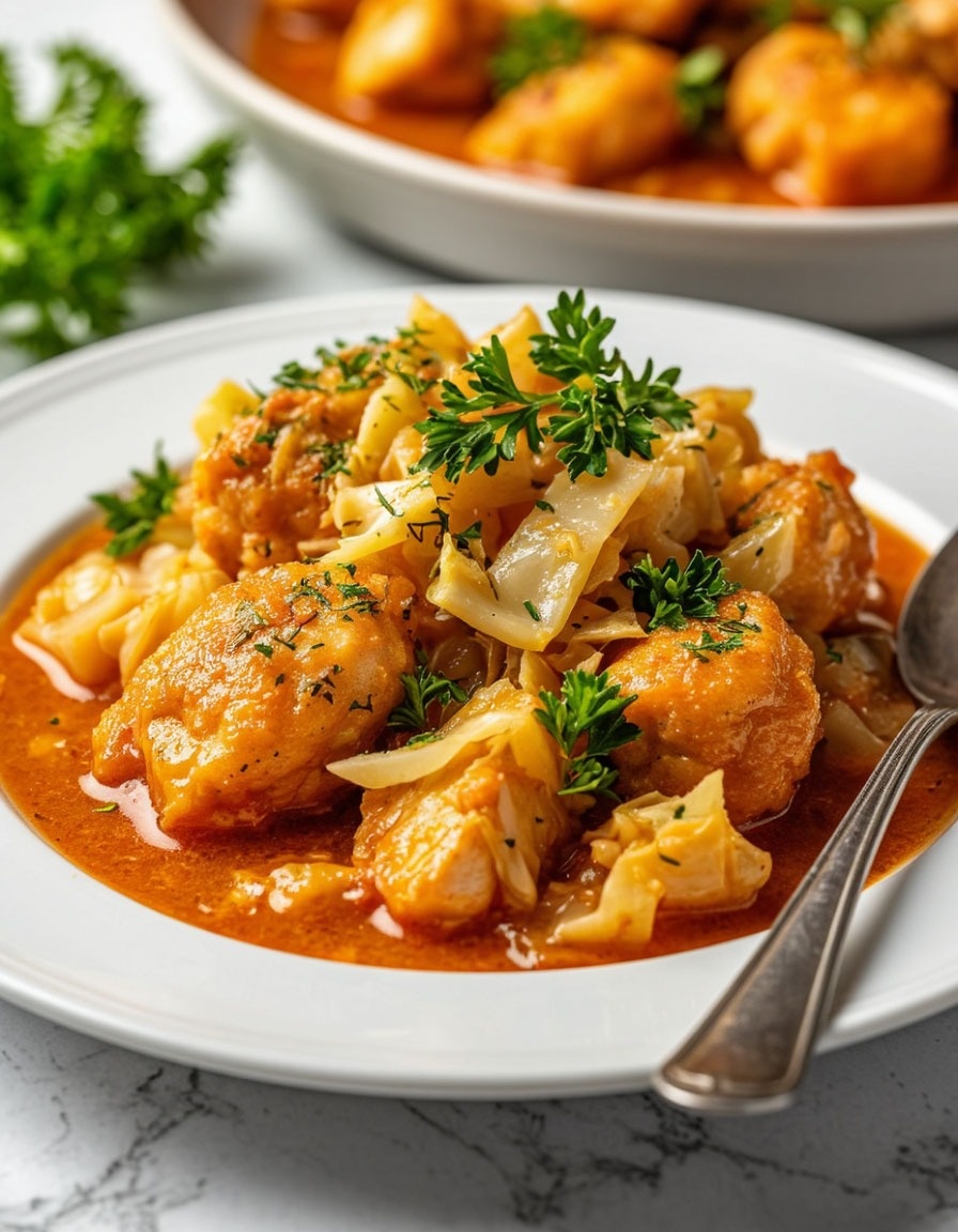 Тушёная капуста на Кето