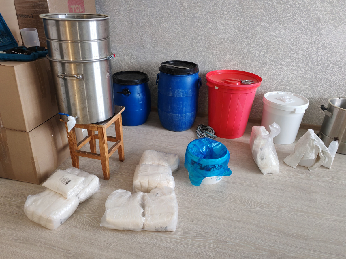 Подготовка к постановке браги.