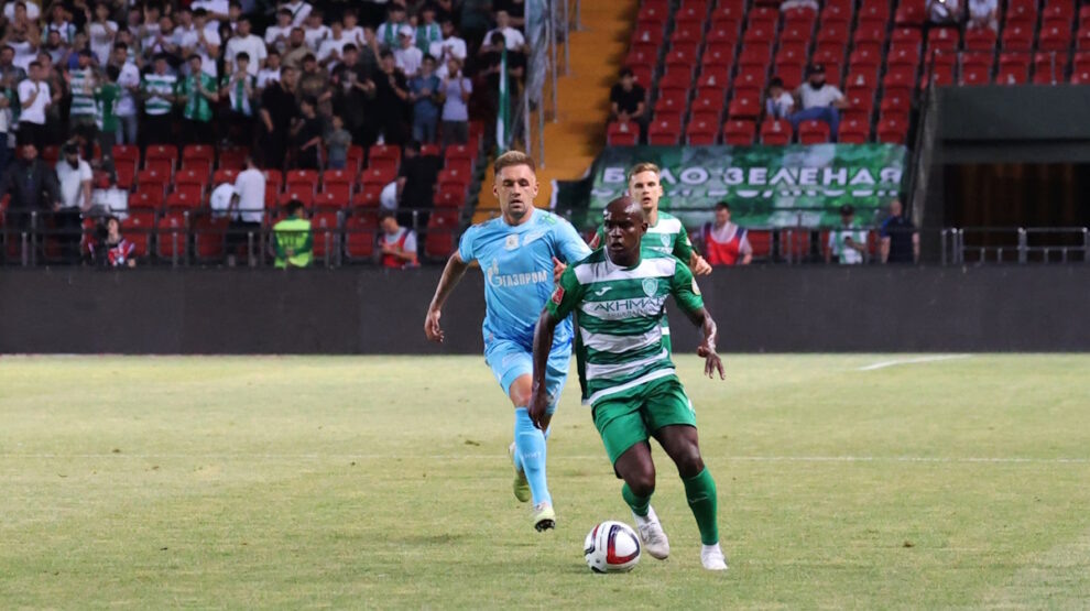 «Ахмат» и «Зенит» сыграли 30 июля в Кубке России по футболу. Фото: пресс-служба ФК «Ахмат» (Грозный)