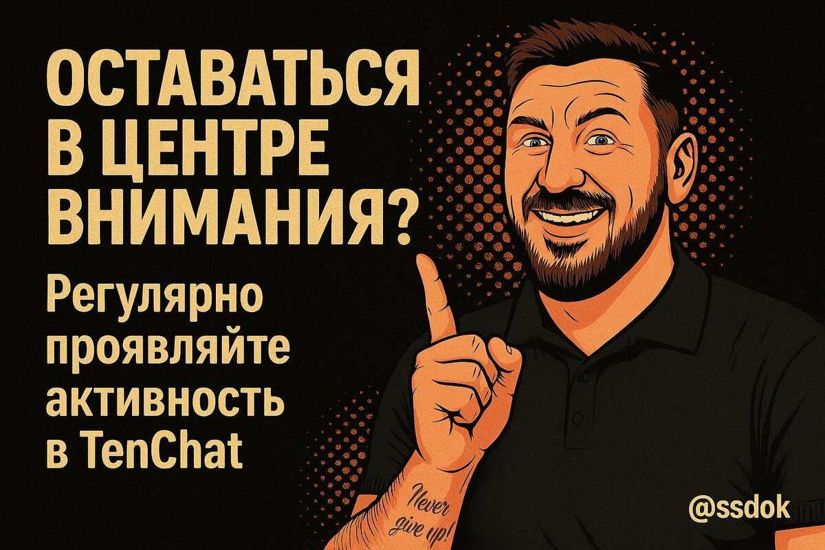 Регулярно проверяй активность TenChat