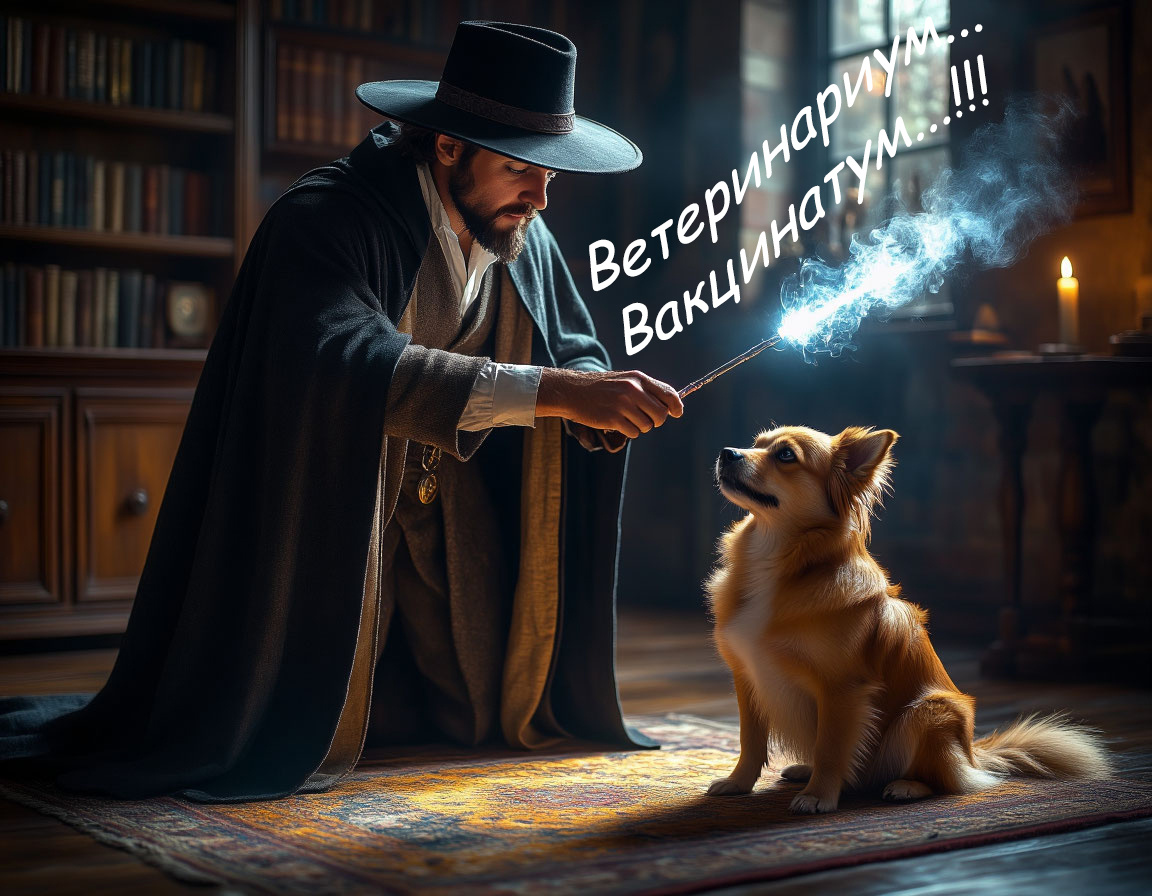 Вот она, магия вакцинации... (коллаж Перепечаева К.А.)