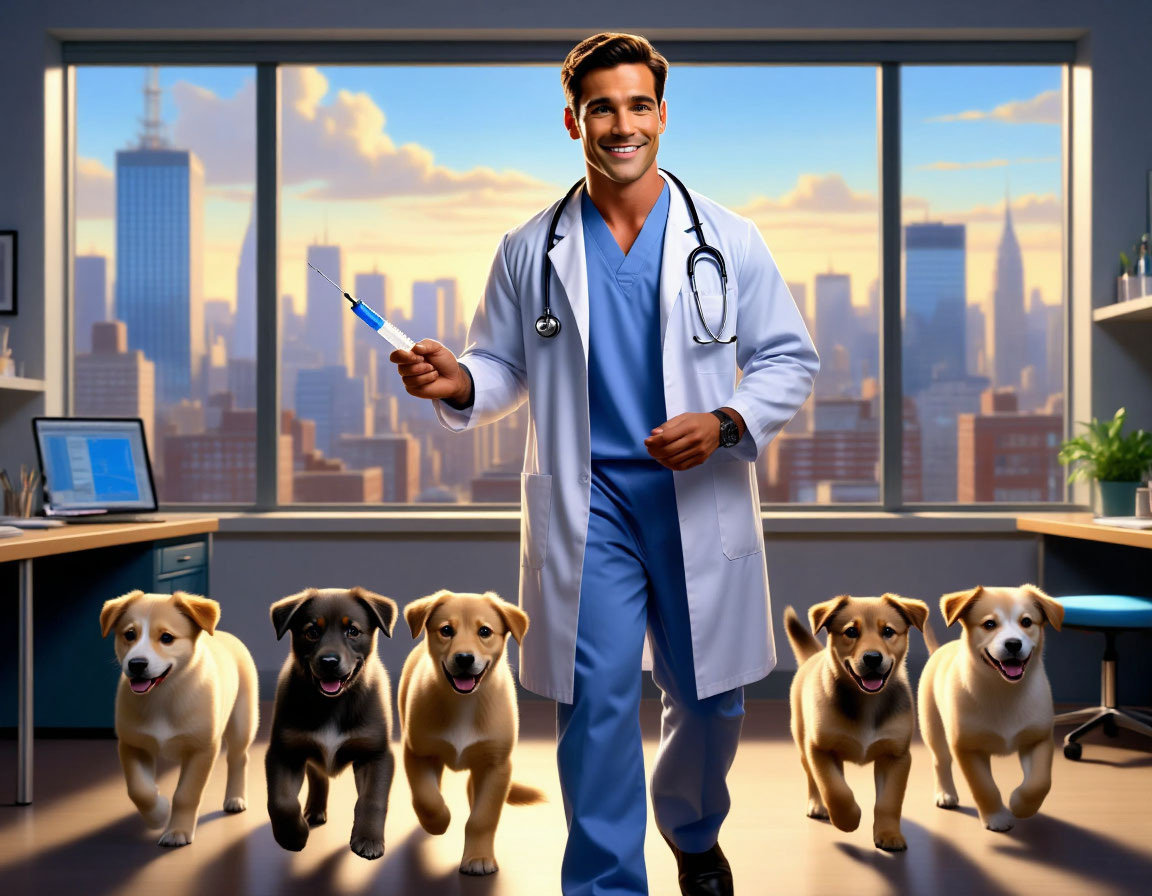 Щенки - самые мимишные создания на свете... (коллаж Перепечаева К.А.)