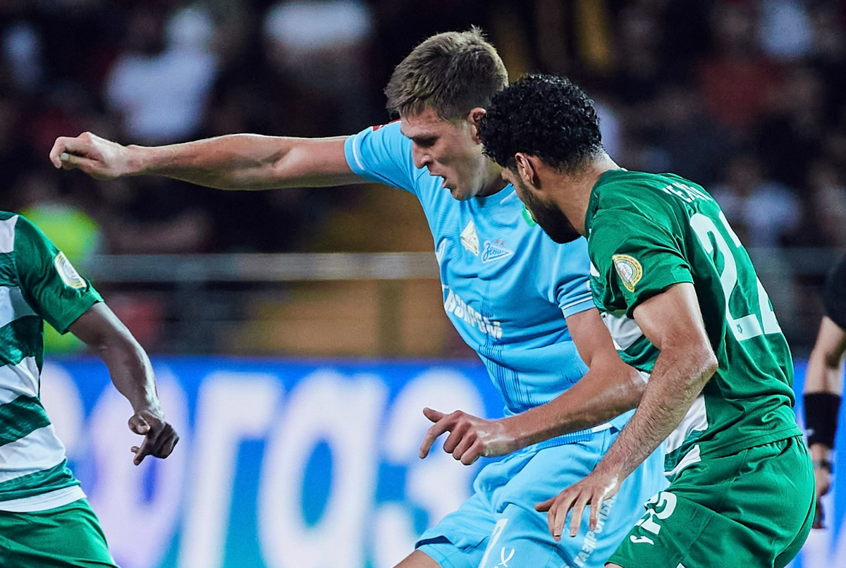 Матч с "Ахматом" сложился для "Зенита" совсем не просто. Фото: ФК "Зенит"