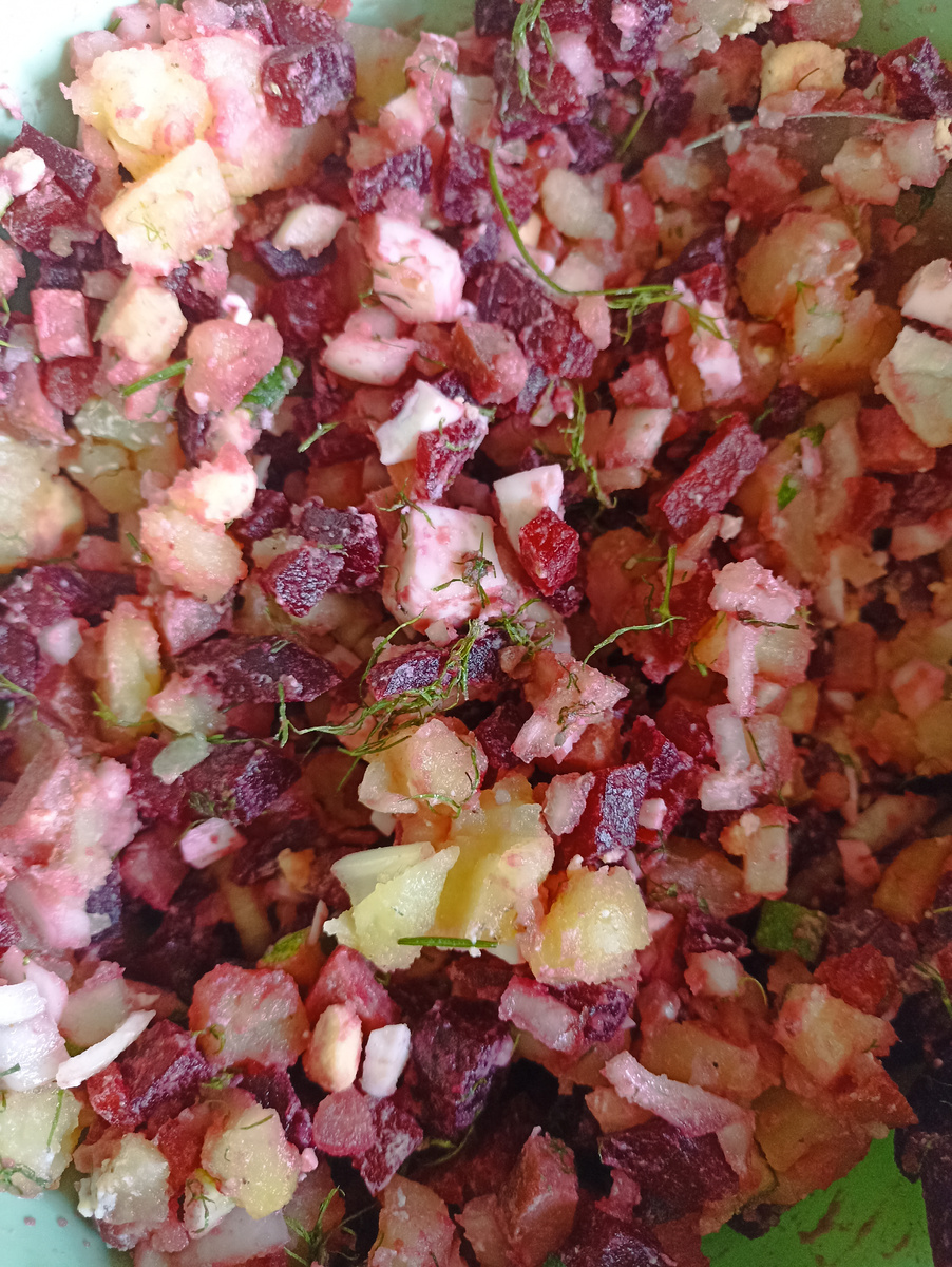 Заготовка на холодный борщ