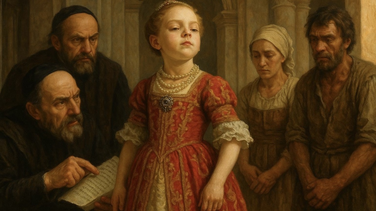 В иллюстративных целях. Маленькая Дарья Николаевна Салтыкова. 