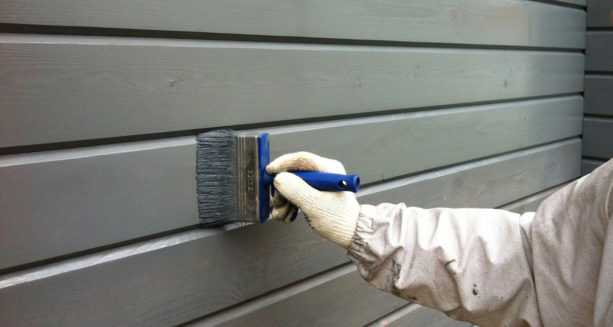 Покраски деревянного дома