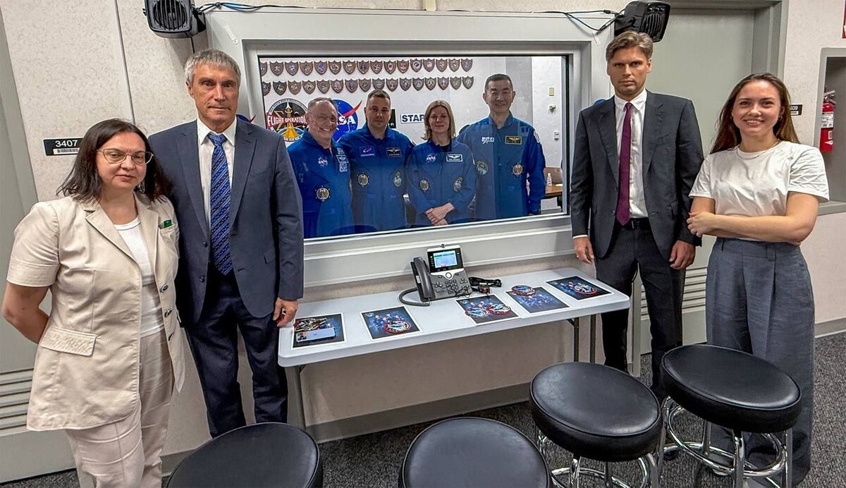    Глава Роскосмоса Дмитрий Баканов встретился с экипажем Crew-11 / Источник: https://t.me/roscosmos_gk