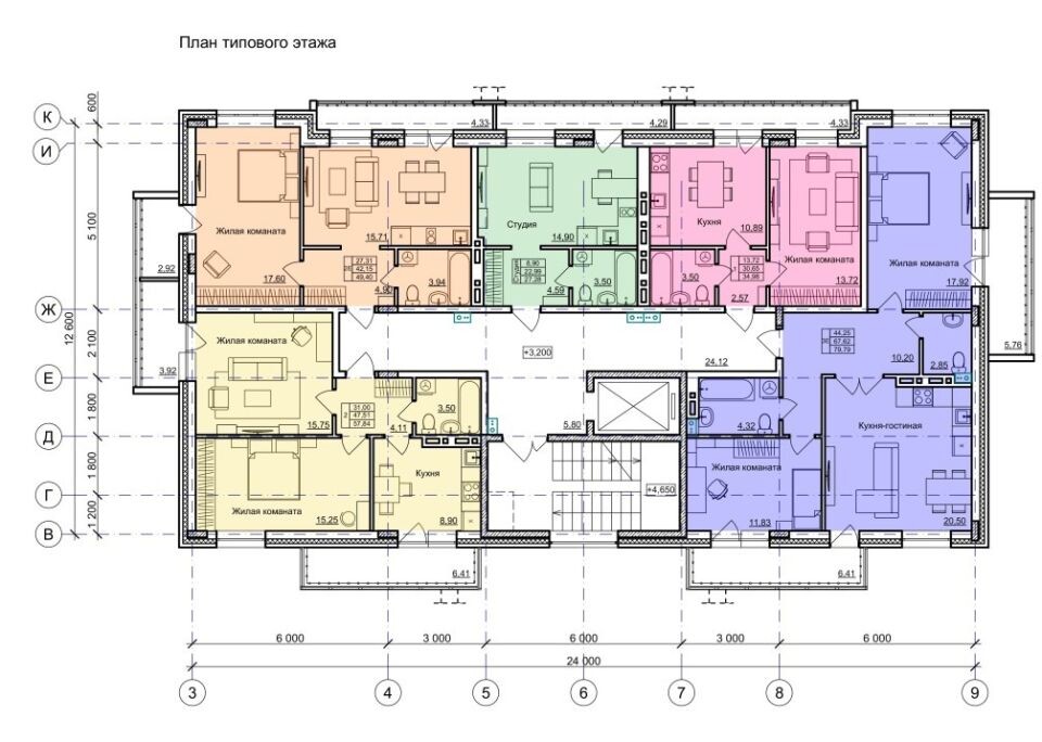    Эскизный проект строительства дома на ул. Папанинцев . Источник: Мастерская "Призма"
