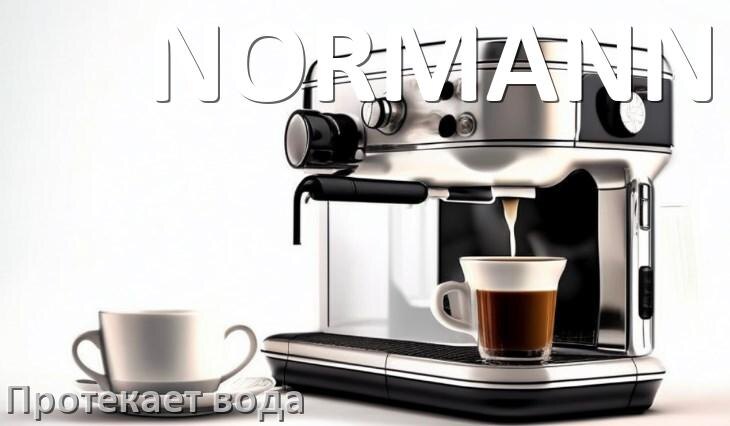 
Почему течёт вода в кофемашине NORMANN и протекает в поддон снизу