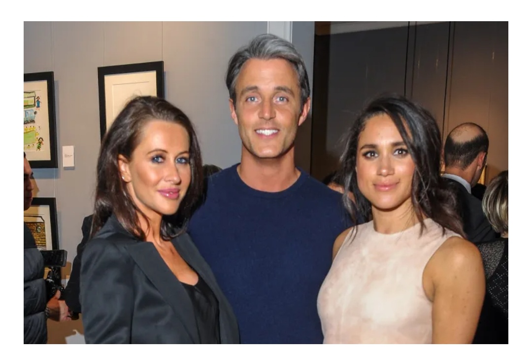 Джессика Малруни, Бен Малруни и Меган Маркл в марте 2016 года.