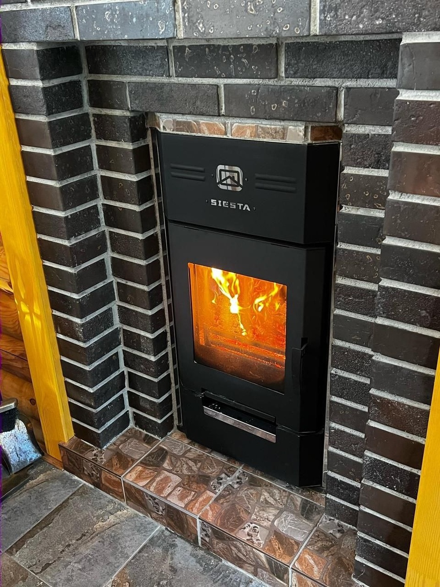 Печь-камин для бани Сиеста-16 (2.0) от Теплодар