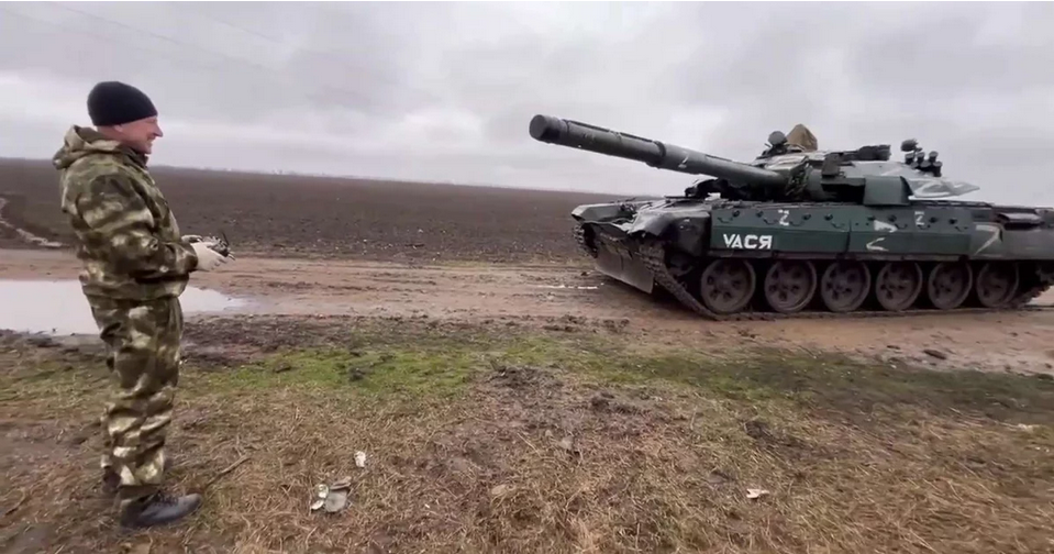 дистанционно управляемый танк "Вася"