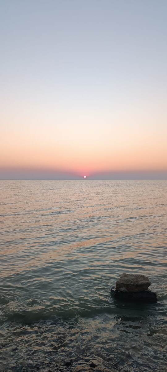 Ейск. Рассвет на море