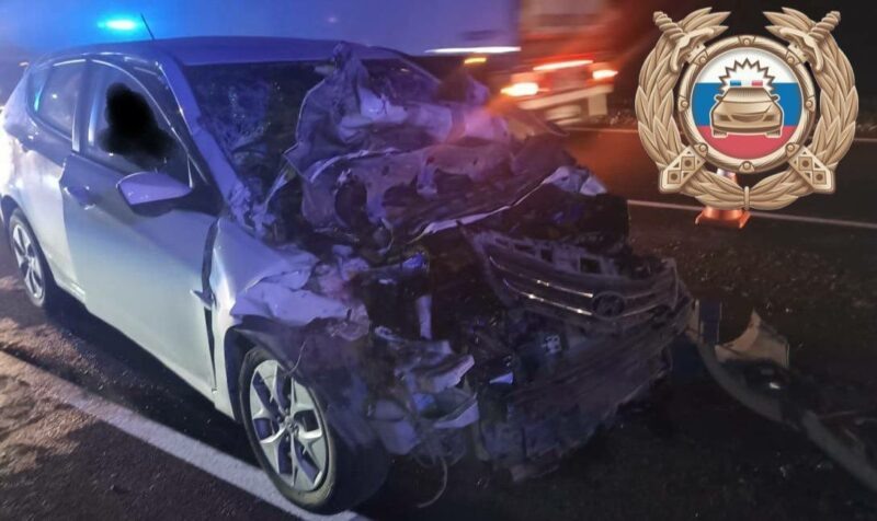    На месте ДТП (фото: пресс-служба Госавтоинспекции Саратовской области)