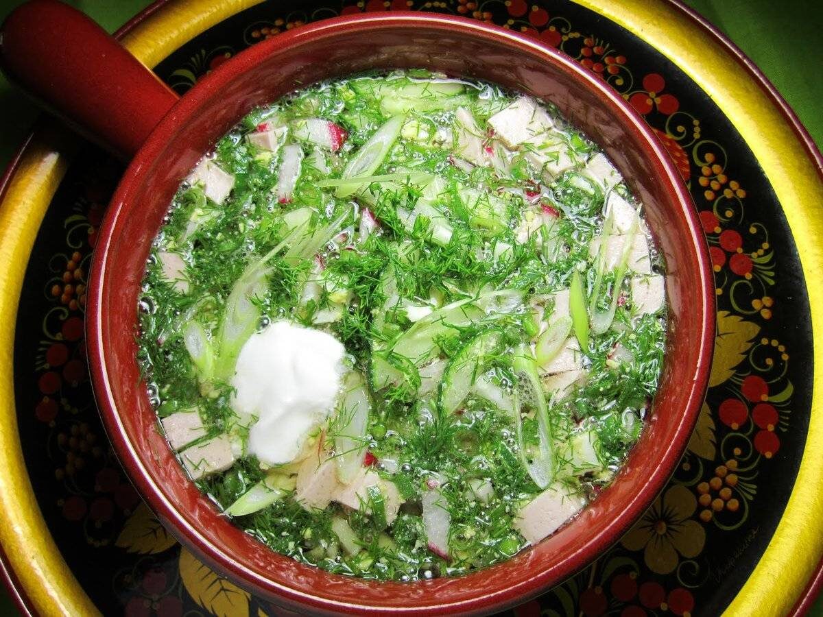    Постная окрошка на свекольном квасе — секрет идеального лета