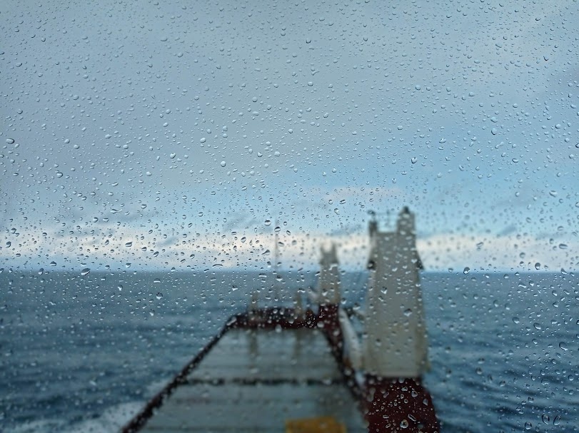 В Японском море,вид с мостика сухогруза Сокол