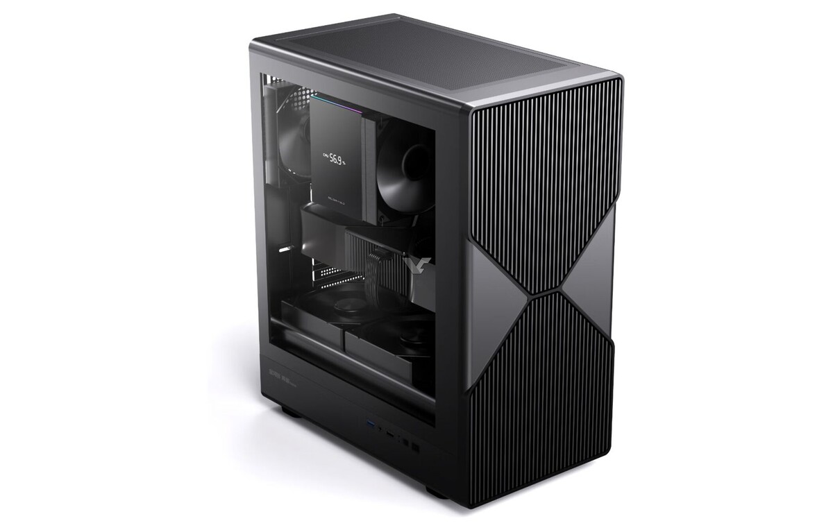    В Китае представили недорогой корпус для ПК с дизайном под видеокарту GeForce