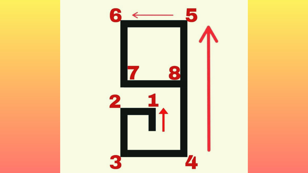 Как рисовать денежную девятку с девятью углами