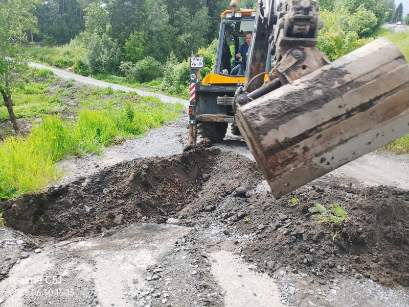    Дорогу в Лахденпохье отремонтировали за счет спонсоровЛахденпохский район